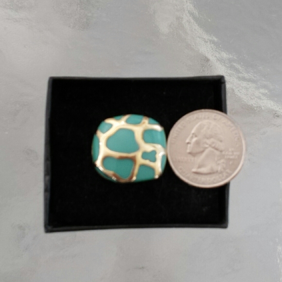 Enamel Gold ring - Picture 5 of 5